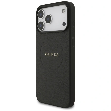 GUESS ETUI GRAINED RING MAGSAFE DO IPHONE 17 PRO MAX Z MAGSAFE PREMIUM