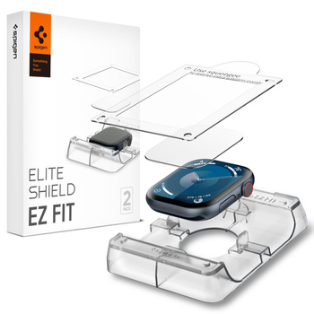 SPIGEN FOLIA ELITE SHIELD DO APPLE WATCH 10 (46 MM) OCHRONA EKRANU 2 SZTUKI