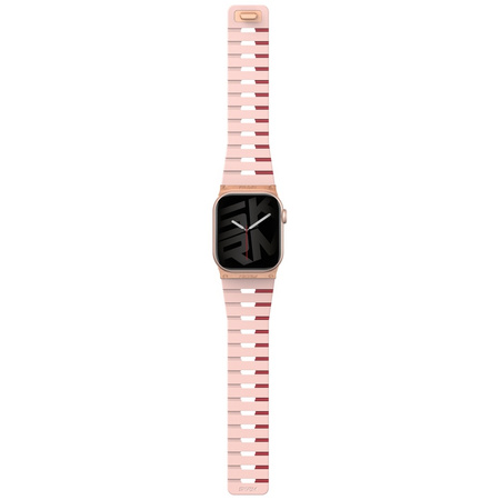 Pasek Skinarma Gemini do Apple Watch     42/41/40 mm różowy