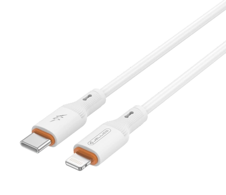 JELLICO kabel B29 USB-C - Lightning PD 30W 1M Biały
