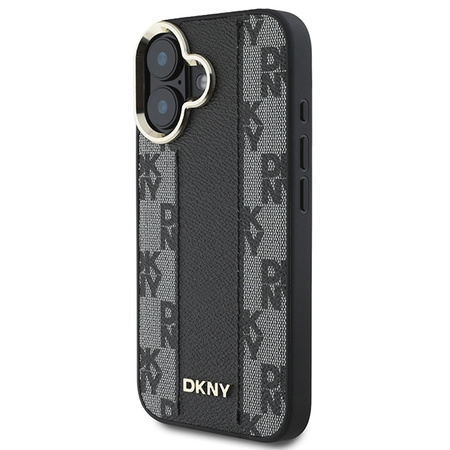 DKNY ETUI CASE DO IPHONE 16 PLUS 6,7 CHECKERED HARDCASE ZAMKNIĘCIE