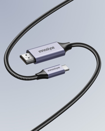 INNOSTYLE KABEL USB-C HDMI ADAPTER PRZEJŚCIÓWKA DO MONITORA TV 4K 60HZ 2M