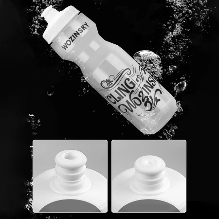 Bidon rowerowy HBR-01 750ml - transparentny