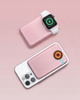 INNOSTYLE POWERDUO 2W1 SZYBKI POWERBANK INDUKCYJNY DO MAGSAFE WATCH 10000MAH RÓŻOWY