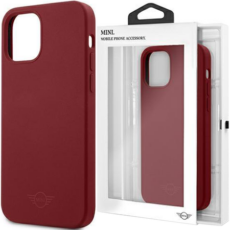 Mini MIHCP12MSLTRE iPhone 12/12 Pro 6,1" czerwony/red hard case Silicone Tone On Tone