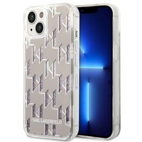 Karl Lagerfeld KLHCP14MLMNMS iPhone 14 Plus 6,7" hardcase srebrny/silver Liquid Glitter Monogram
