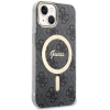 Etui Guess 4G MagSafe na iPhone 14 Plus - czarne