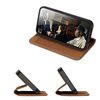 Dux Ducis Skin X2 etui do iPhone 14 Pro Max pokrowiec z magnetyczną klapką brązowy