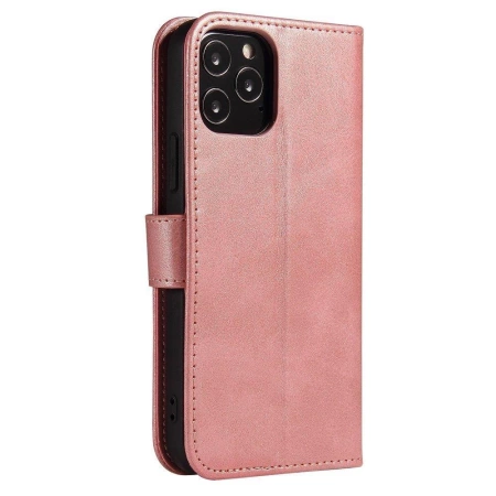 HURTEL ETUI FUTERAŁ POKROWIEC Z KLAPKĄ DO POCO M4 PRO 5G MAGNET CASE RÓŻOWY