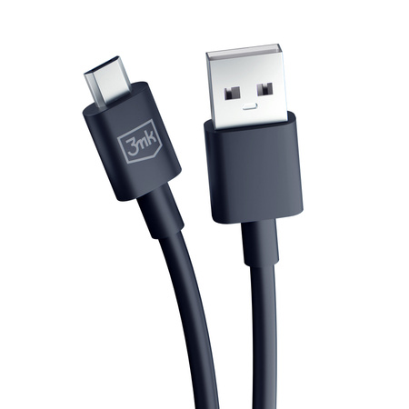 3MK KABEL USB A DO MICRO 1.2M 5V 2.4A DO SMARTFONÓW ŁADOWANIE WYSOKA JAKOŚĆ