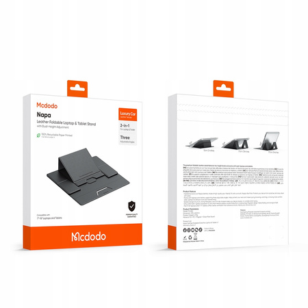 MCDODO PODSTAWKA POD LAPTOPA TABLET NA BIURKO REGULOWANA UCHWYT STOJAK