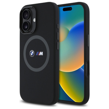 BMW ETUI DO IPHONE 16 6.1 HARDCASE MAGNETYCZNE Z PRINTED RING DO MAGSAFE
