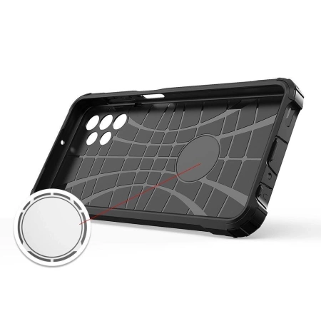HURTEL HYBRID ARMOR ETUI PANCERNE POKROWIEC DO SAMSUNG GALAXY A73 CZARNY