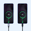 Ugreen kabel przewód USB - USB Typ C Quick Charge 3.0 3A 0,5m szary (60125)