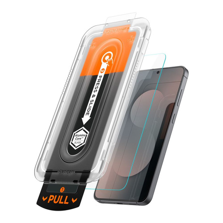 SZKŁO HARTOWANE SPIGEN GLAS.TR ”EZ FIT PRO” HD GALAXY S25 FE CLEAR