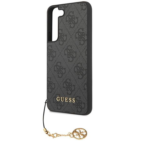 Etui Guess GUHCS23MGF4GGR S23+ S916 - szare hardcase 4G Charms Collection