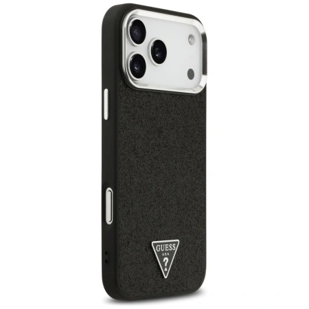 GUESS ETUI GLITTER TRIANGLE LOGO MAGSAFE DO IPHONE 17 PRO MAX ELEGANCKA