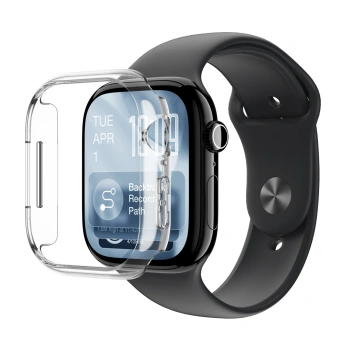 Etui ochronne AMAZINGTHING Minimal na Apple Watch Series 11 46mm - przeroczyste
