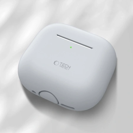 TECH-PROTECT POKROWIEC DO APPLE AIRPODS 4 SILIKONOWE Z OCHRONĄ NA