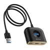 BASEUS HUB USB 4W1 ADAPTER DO LAPTOPA 1X USB 3.0 3X USB 2.0 1M DO KOMPUTERA