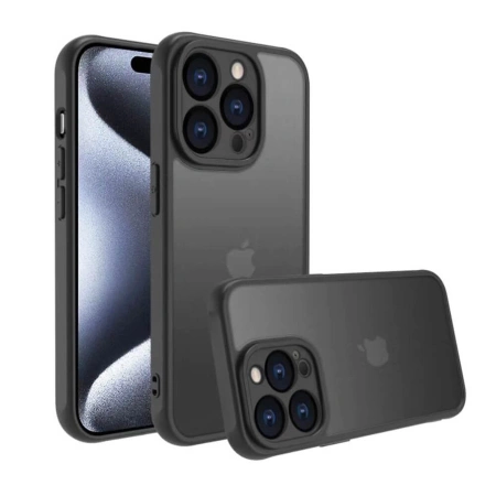 Etui Panzer Matt Case iPhone 16 Plus Czarny
