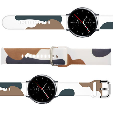 Strap Moro opaska do Samsung Galaxy Watch 42mm silikonowy pasek bransoletka do zegarka wzór 1