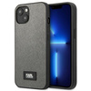 Karl Lagerfeld KLHCP13SSFMP2DG iPhone 13 mini 5,4" hardcase srebrny/silver Saffiano Plaque