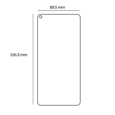Szkło hartowane 2,5D do Oppo A52