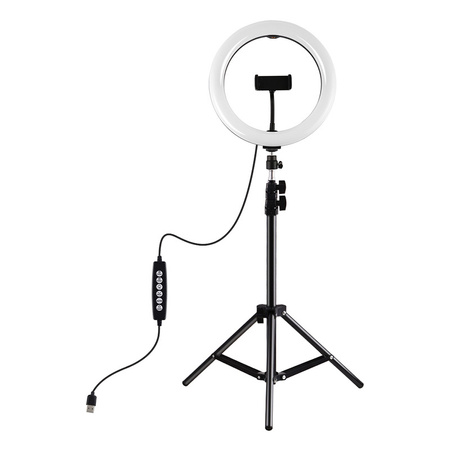 PULUZ STATYW 1.1M Z OŚWIETLENIEM RGBW LED 26CM DO STREAMINGU GIER I FILMÓW