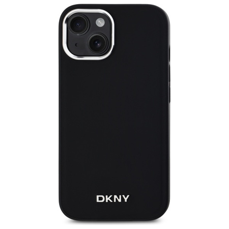 DKNY ETUI HARDCASE PLAIN LOGO DO IPHONE 15 6.1 DO MAGSAFE POKROWIEC