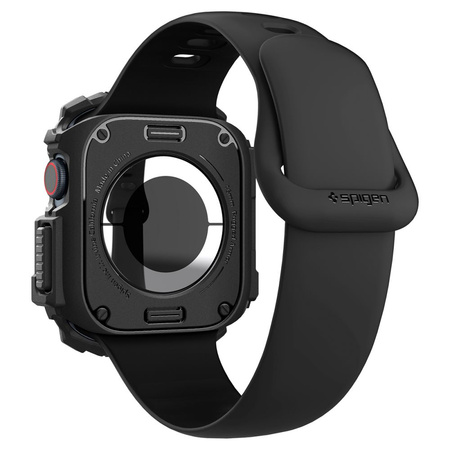SPIGEN ETUI DO APPLE WATCH 10 46 MM RUGGED ARMOR MATTE BLACK WYSOKA OCHRONA
