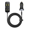 BASEUS ŁADOWARKA SAMOCHODOWA BACKSEATPAL L1 110W 3 X USB-A 3 X USB-C