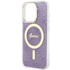 Etui Guess GUHMP14LH4STU na iPhone 14 Pro purpurowy/purple hardcase 4G MagSafe
