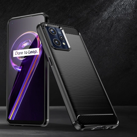 HURTEL CARBON CASE POKROWIEC ELASTYCZNE ETUI DO REALME 9 PRO PLUS
