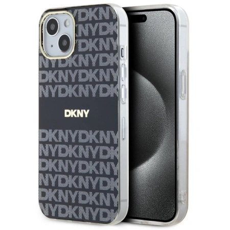 DKNY ETUI HARDCASE DO IPHONE 14 15 13 6.1 IML MONO STRIPE DO MAGSAFE