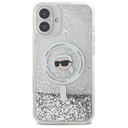 KARL LAGERFELD ETUI HARDCASE DO IPHONE 16 PLUS 6.7 DO MAGSAFE LIQUID
