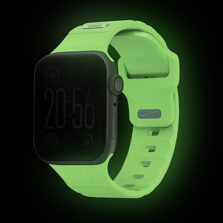 UNIQ pasek Stride SE Apple Watch         49/46/45/44mm FKM Rubber Strap lume