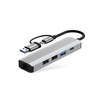 TECH-PROTECT HUB ADAPTER 5IN1 TYPE-C DO USB2.0 USB3.0 RJ45 KOMPUTER MACBOOK