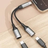 DUDAO ADAPTER USB-C DO TELEFONÓW ANDROID 2W1 ZŁĄCZE TYP C SZYBKA ŁADOWARKA