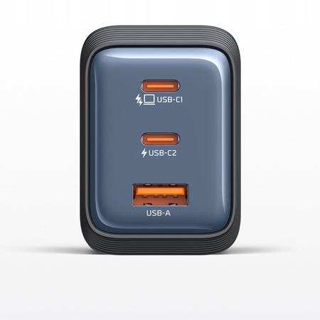 MCDODO ŁADOWARKA SIECIOWA ZASILACZ KOSTKA 3X USB-C PD USB 100W CZARNA