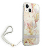Guess GUOHCP14MHFLSU iPhone 14 Plus 6,7" fioletowy/purple hardcase Flower Strap
