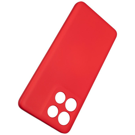 Etui Beline Silicone do Moto G86 Power   5G czerwony