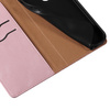 Magnet Strap Case etui do Samsung Galaxy S22+ (S22 Plus) pokrowiec portfel + mini smycz zawieszka różowy