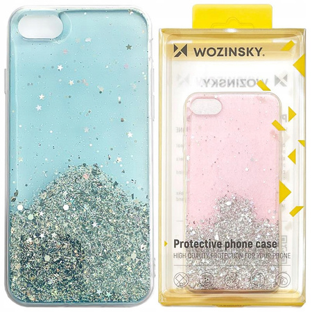 WOZINSKY ETUI POKROWIEC CASE DO SAMSUNG GALAXY A30 BROKAT BŁYSZCZĄCE