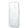 Guess zestaw ładowarka MagSafe + etui do iPhone 14 Plus 6,7" niebieskie 4G Print (GUBPP14MH4EACSB)