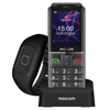 Maxcom Comfort MM735 ze stacją ładującą+ opaska SOS czarny/black