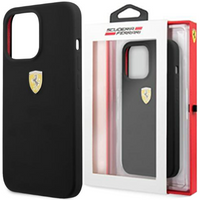 Ferrari FESSIHMP13XBK iPhone 13 Pro Max 6,7" czarny/black hardcase Silicone MagSafe