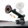 Uchwyt samochodowy Dudao F12MAX+ z ładowarką bezprzewodową 15W kompatybilny z Magsafe - czarny