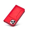 Magnet Card Case etui do iPhone 12 Pro pokrowiec portfel na karty kartę podstawka czerwony