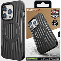 Raptic X-Doria Clutch Built Case etui iPhone 14 Pro Max z MagSafe pokrowiec plecki czarny